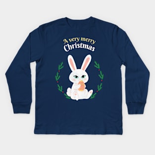 Very Merry Christmas Kids Long Sleeve T-Shirt